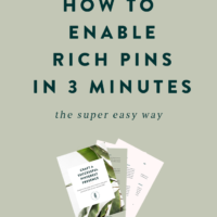 How to Enable Rich Pins in 3 Minutes