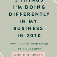 5 Things I'm Doing Differently In My Business In 2020