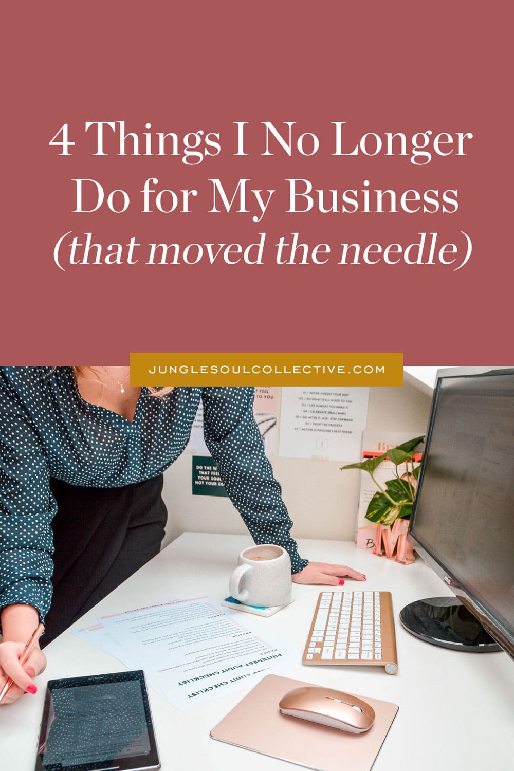 4 Surprising Things I No Longer Do for My Business