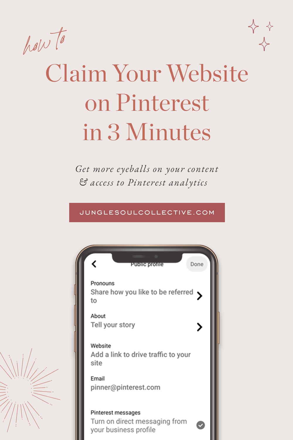 How to Claim Your Website on Pinterest